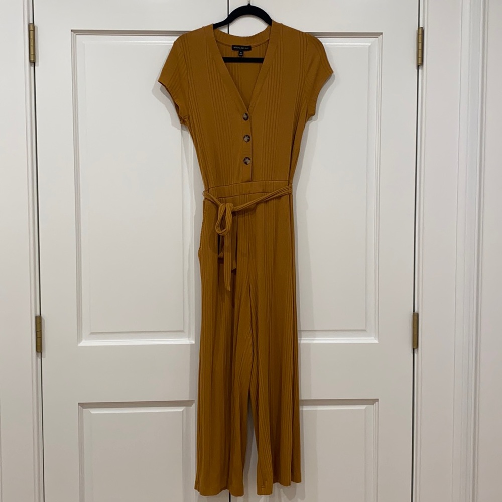 Banana Republic Wide Leg Cropped Leg Jumpsuit